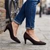 GABOR 301401 DRESS SHOE - BROWN SUEDE